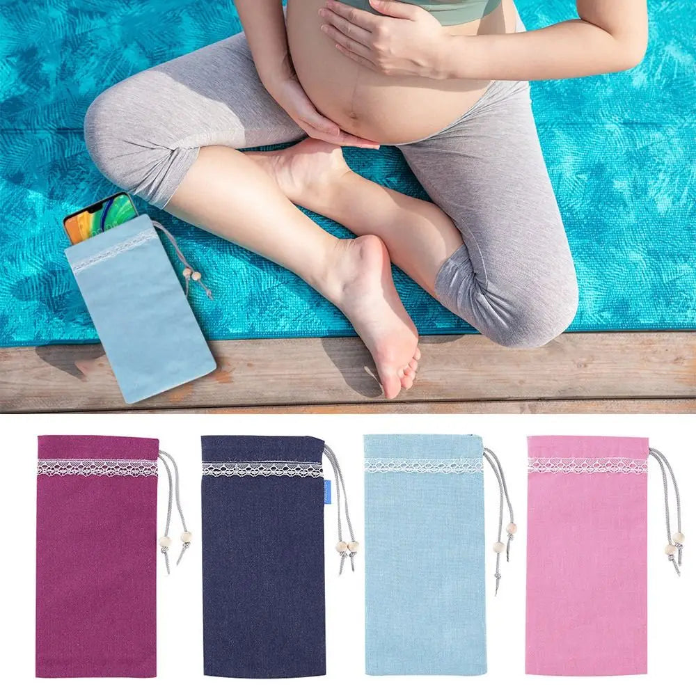 EMF Protection Radiation Protect Phone Bag Lightweight Silver Fiber Phone Pouch Storage Bag Mobile Phone Bags