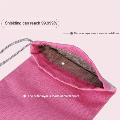 EMF Protection Radiation Protect Phone Bag Lightweight Silver Fiber Phone Pouch Storage Bag Mobile Phone Bags
